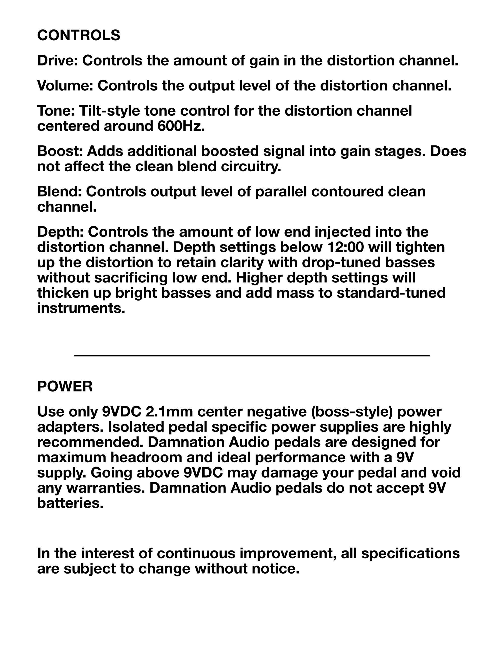 MBD | Bass Overdrive & Distortion Pedal | Damnation Audio